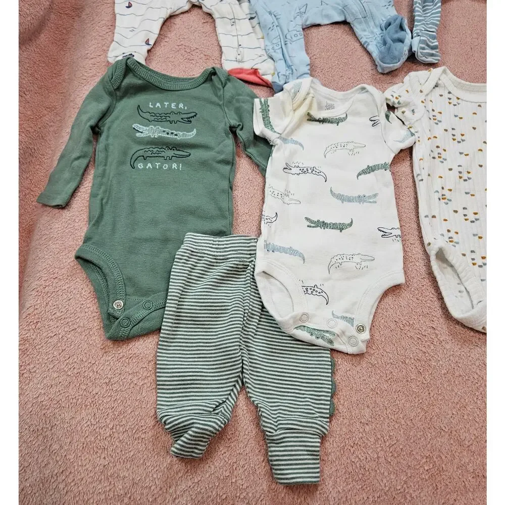 Baby Newborn Infant Clothing Bundle Mixed Assorted Pieces